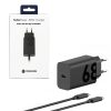 TRAVEL MOTOROLA PG38C06281 TYPE C 5V 5A/9V 4A/11V 6.5A/20V 3.4A 68W FAST CHARGE+USB DATA TYPE C TO TYPE C 6.5A BLACK PACKING OR