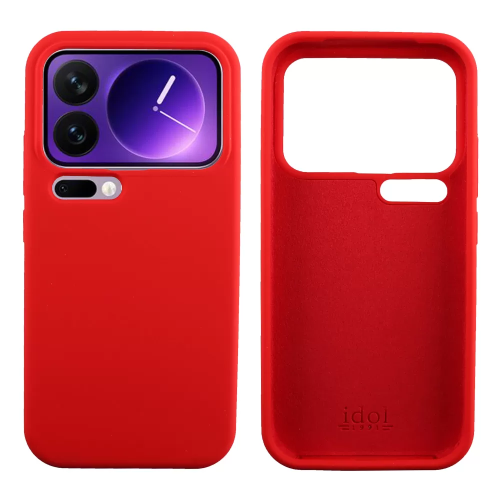 IDOL 1991 VELVET ELITE TPU ΘΗΚΗ XIAOMI 17 PRO MAX 5G 6.9in 4 SIDE FULL CAMERA PROTECTION RED