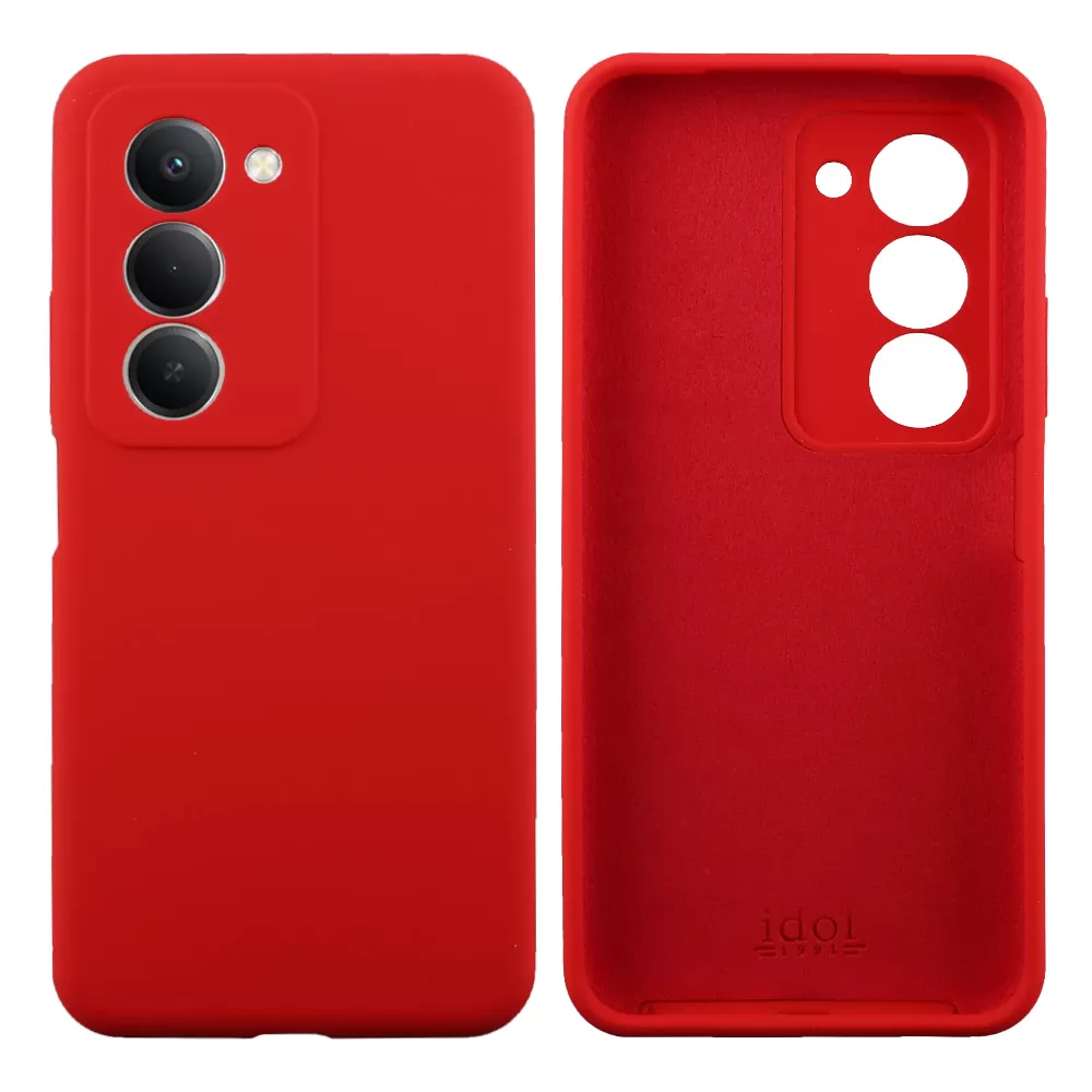 IDOL 1991 VELVET ELITE TPU ΘΗΚΗ XIAOMI REDMI 15 4G 6.9in  4 SIDE FULL CAMERA PROTECTION RED