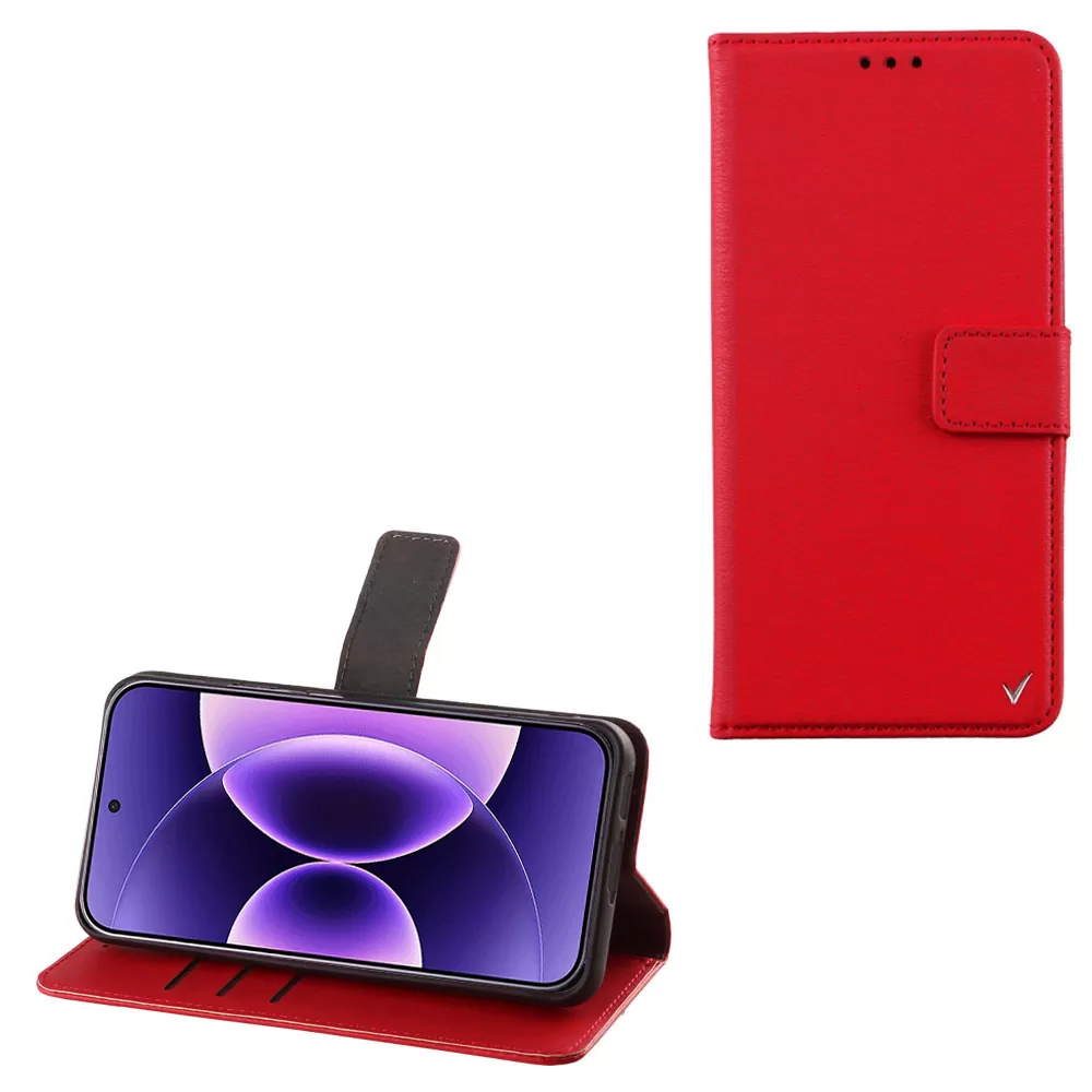 VOLTE-TEL ALLURE ΘΗΚΗ XIAOMI 17 PRO MAX 5G 6.9in  MAGNET BOOK STAND CLIP RED