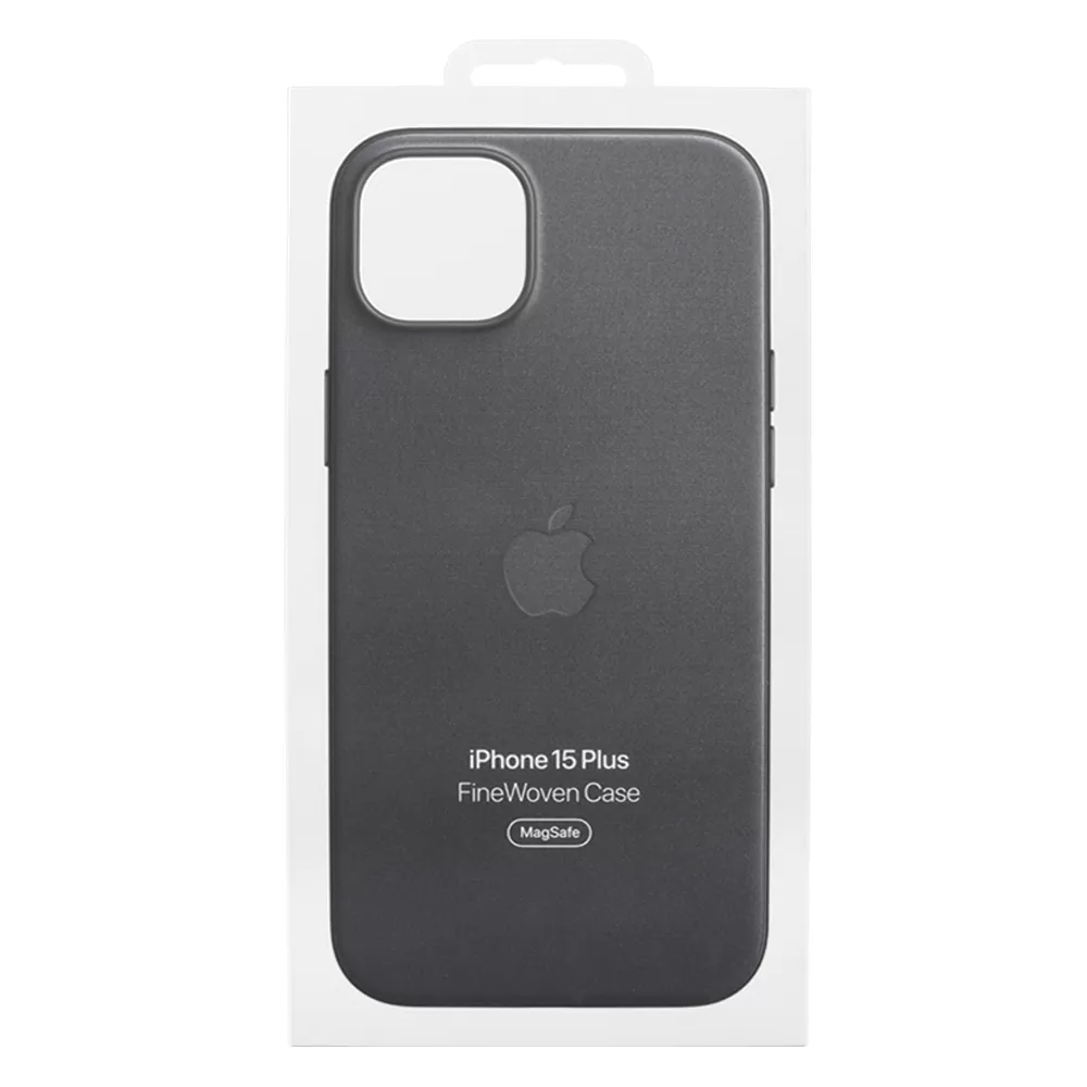 ΘΗΚΗ IPHONE 15 PLUS MT423ZM/A FINEWOVEN MAGSAFE BACK COVER BLACK PACKING OR - Image 2