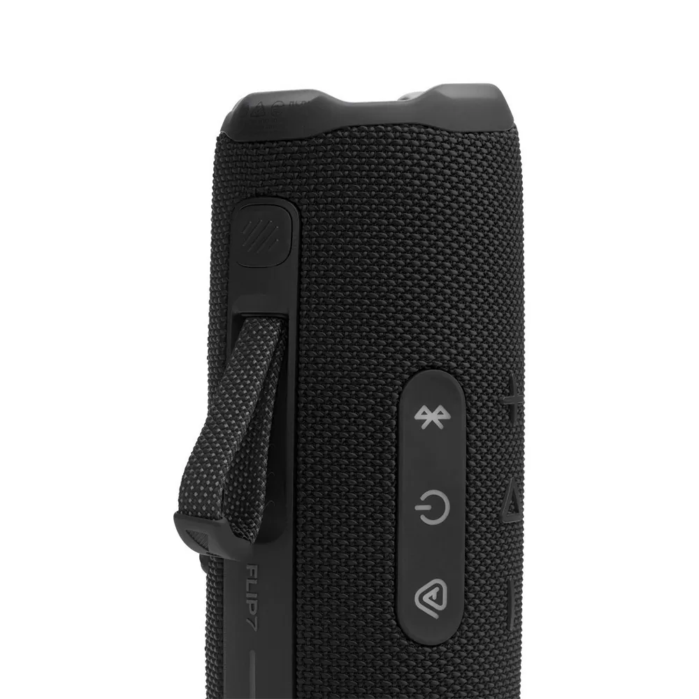 JBL FLIP 7 ΑΔΙΑΒΡΟΧΟ ΦΟΡΗΤΟ ΗΧΕΙΟ IP68 BLUETOOTH V5.4 25W ΜΕ ΔΙΑΡΚΕΙΑ ΜΠΑΤΑΡΙΑΣ ΕΩΣ 14 ΩΡΕΣ BLACK - Image 4