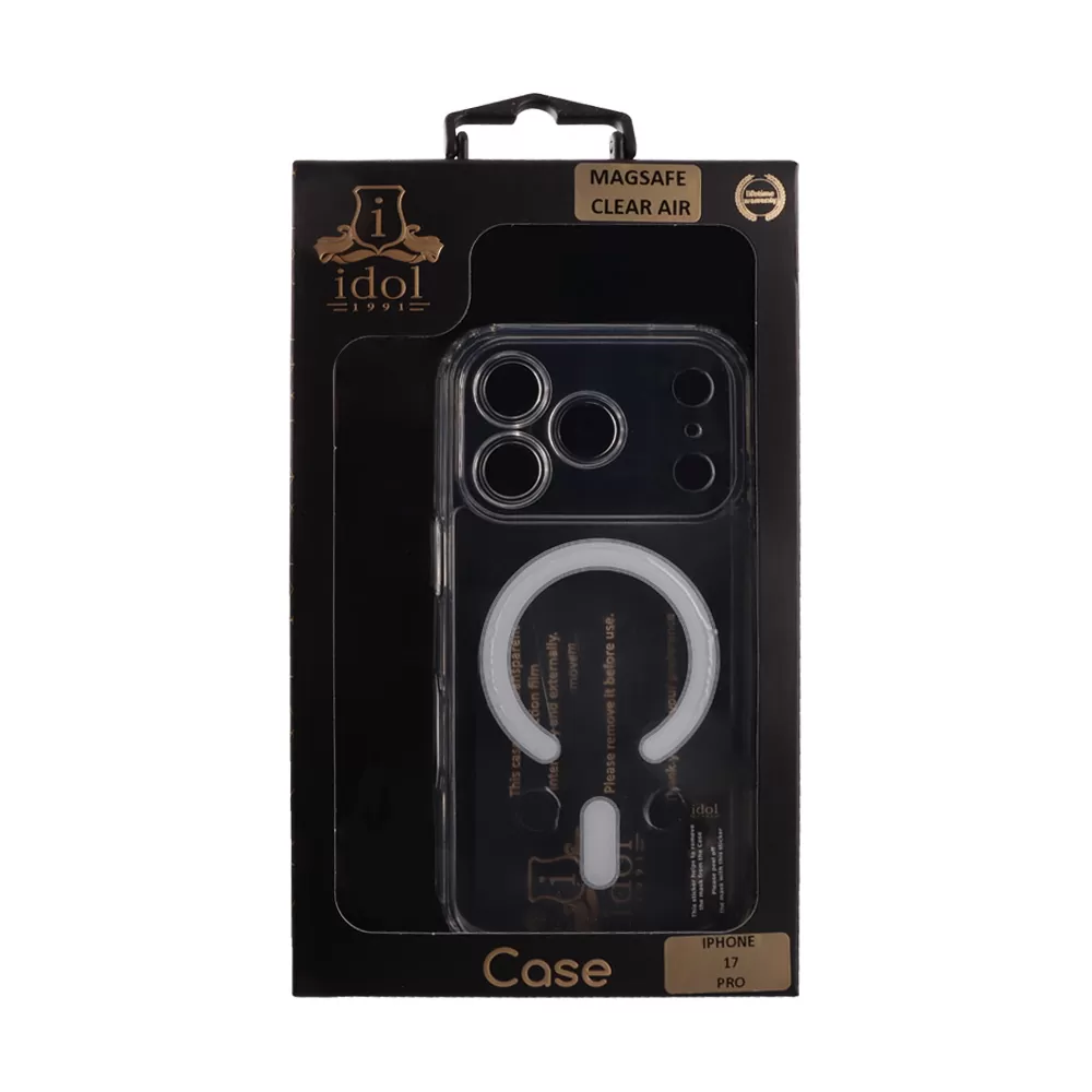 IDOL 1991 MAGSAFE ANTISHOCK CLEAR AIR TPU1 ΘΗΚΗ IPHONE 17 PRO 6.3in BACK COVER FULL CAMERA PROTECTION ΔΙΑΦΑΝΗ - Image 2
