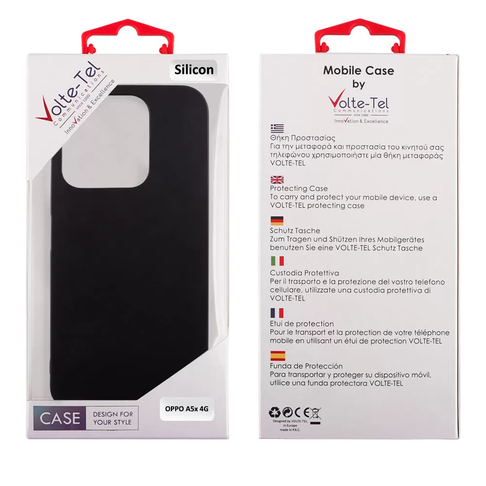VOLTE-TEL SILICON TPU ΘΗΚΗ OPPO A5x 4G 6.67in  CAMERA GUARD BLACK - Image 2
