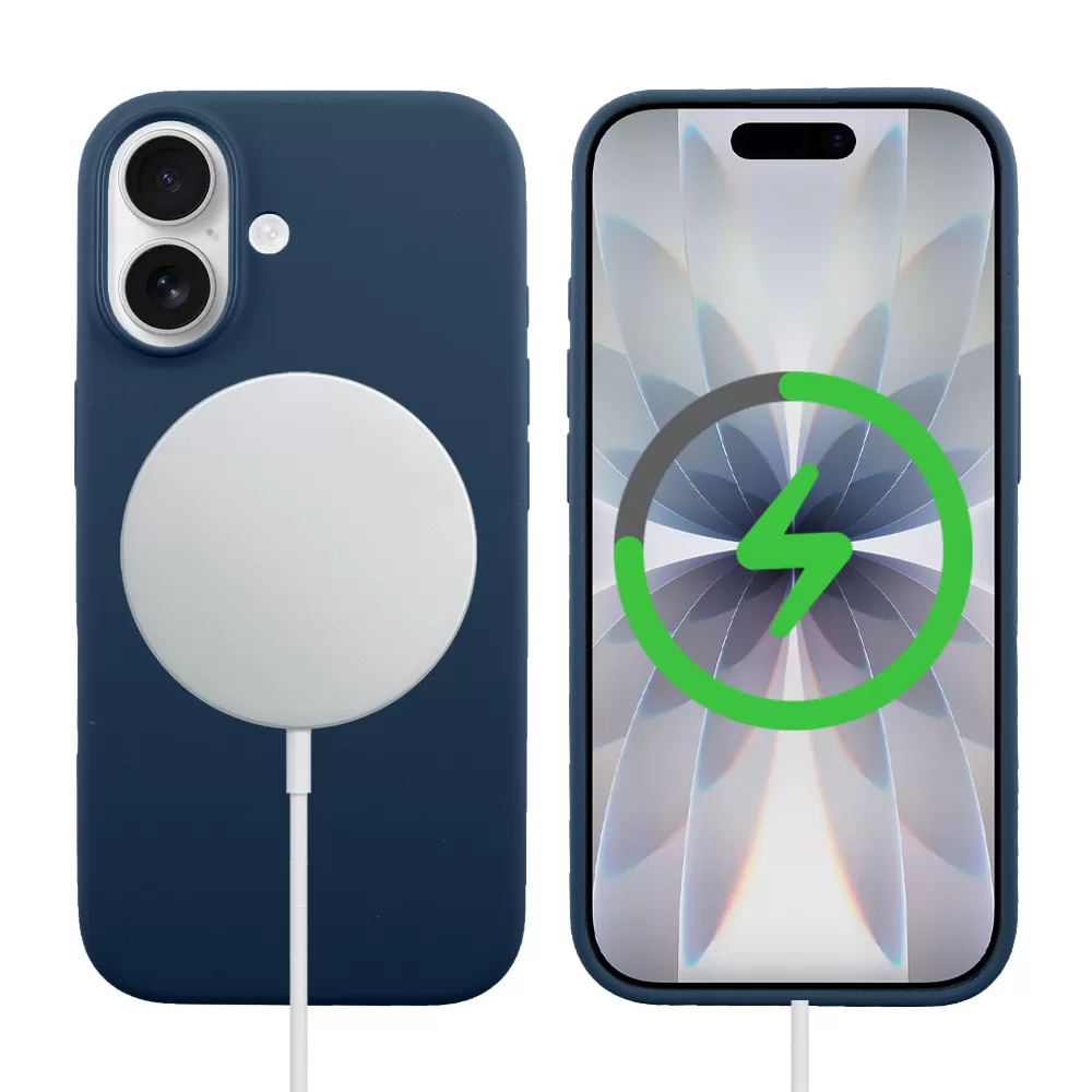 IDOL 1991 ΘΗΚΗ IPHONE 17 6.3" VELVET MAGSAFE TPU CAMERA GUARD BLUE - Image 6