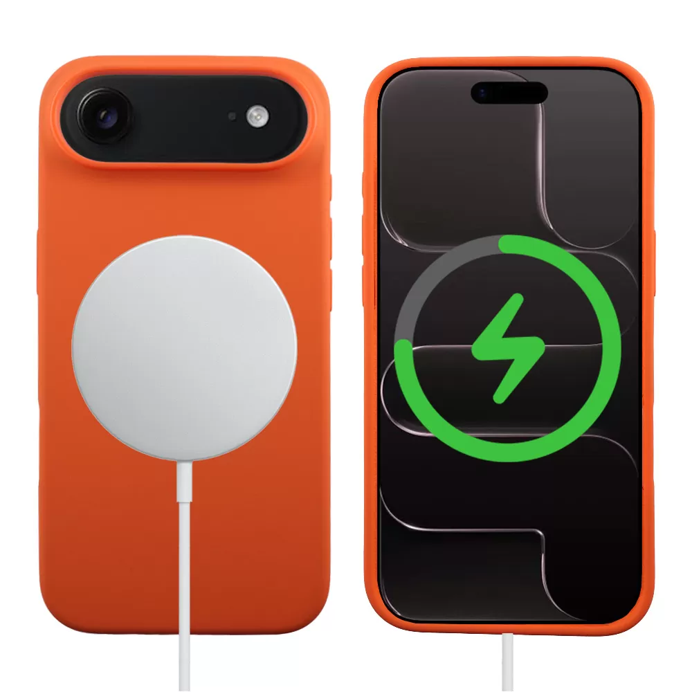 IDOL 1991 ΘΗΚΗ IPHONE 17 AIR 6.5" VELVET MAGSAFE TPU CAMERA GUARD ORANGE - Image 6