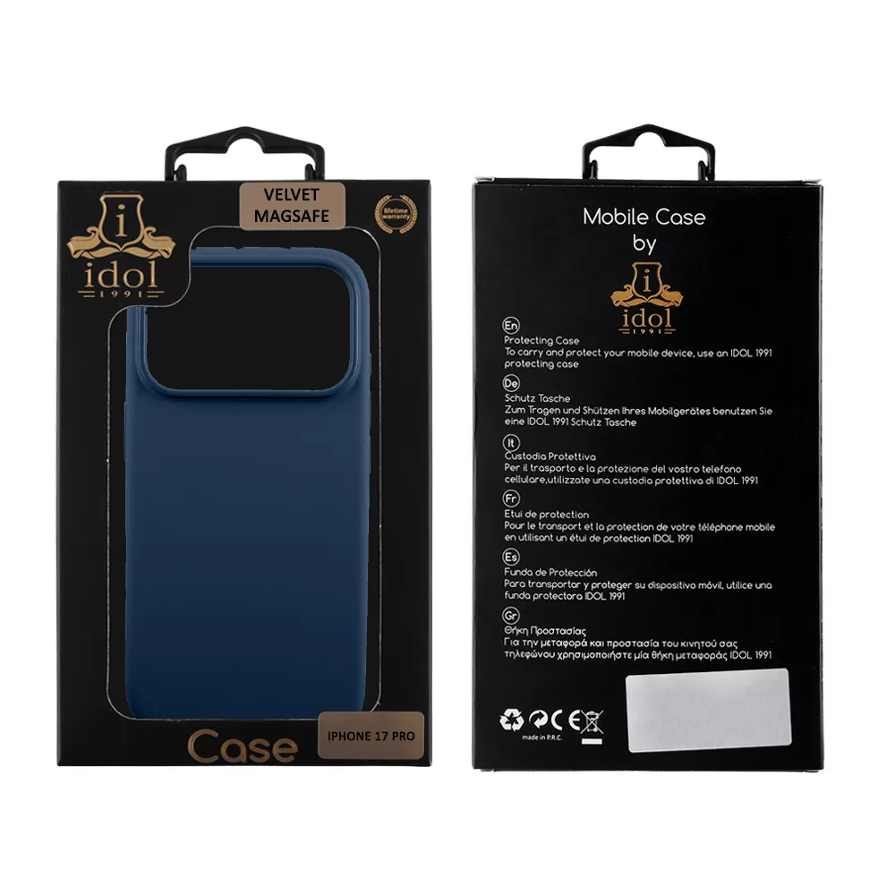 IDOL 1991 ΘΗΚΗ IPHONE 17 PRO 6.3" VELVET MAGSAFE TPU CAMERA GUARD BLUE - Image 2
