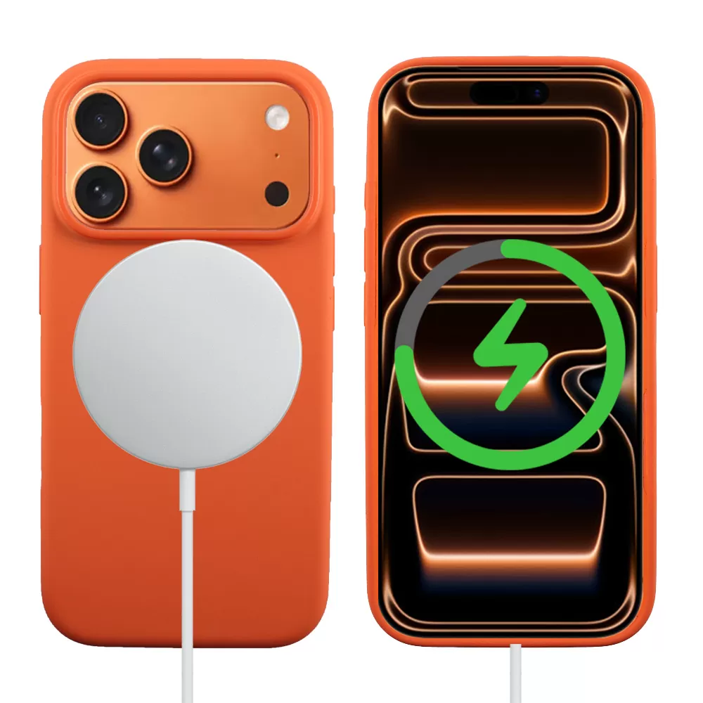 IDOL 1991 ΘΗΚΗ IPHONE 17 PRO MAX 6.9" VELVET MAGSAFE TPU CAMERA GUARD ORANGE - Image 6