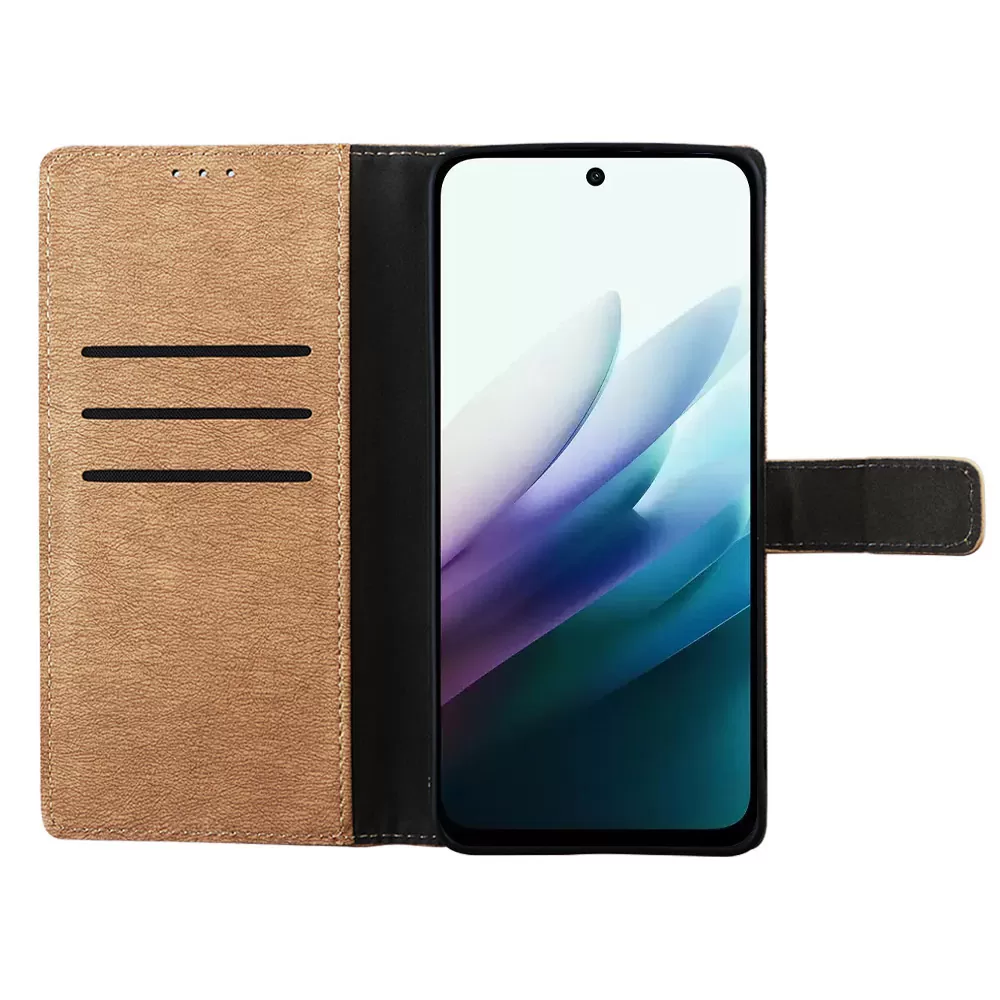 VOLTE-TEL ALLURE ΘΗΚΗ XIAOMI REDMI 15 4G 6.9in MAGNET BOOK STAND CLIP GOLD - Image 6