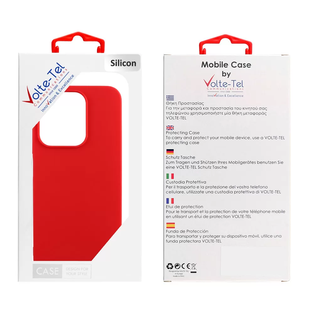 VOLTE-TEL SILICON TPU ΘΗΚΗ XIAOMI POCO C85 4G/ REDMI 15C 4G 6.9in CAMERA GUARD RED - Image 2