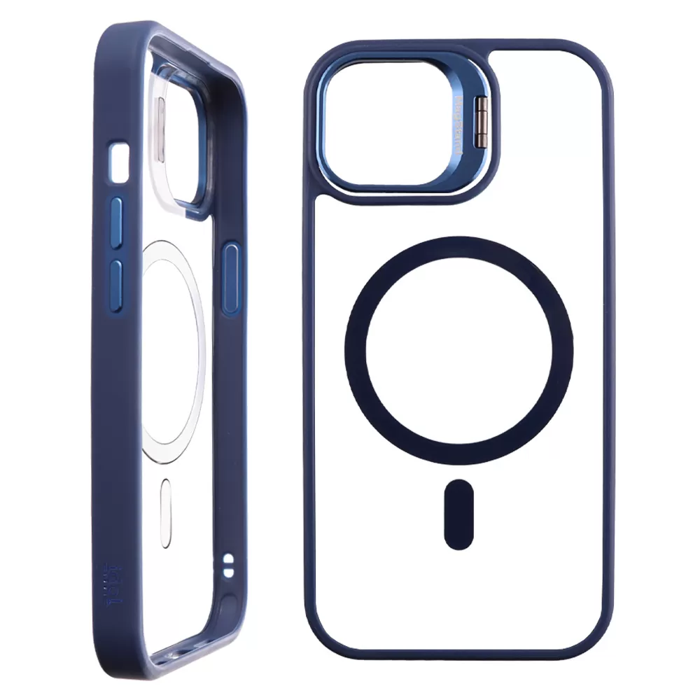 IDOL 1991 MAGSTAND CLEAR TPU ΘΗΚΗ IPHONE 15 6.1in  HYPER MAGSAFE CAMERA GUARD BLUE - Image 6