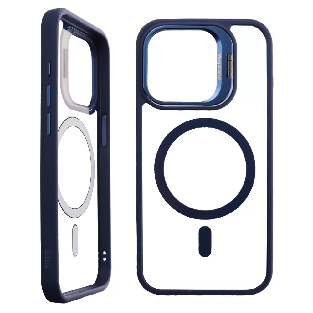 IDOL 1991 MAGSTAND CLEAR TPU ΘΗΚΗ IPHONE 15 PRO MAX 6.7in HYPER MAGSAFE CAMERA GUARD BLUE - Image 6