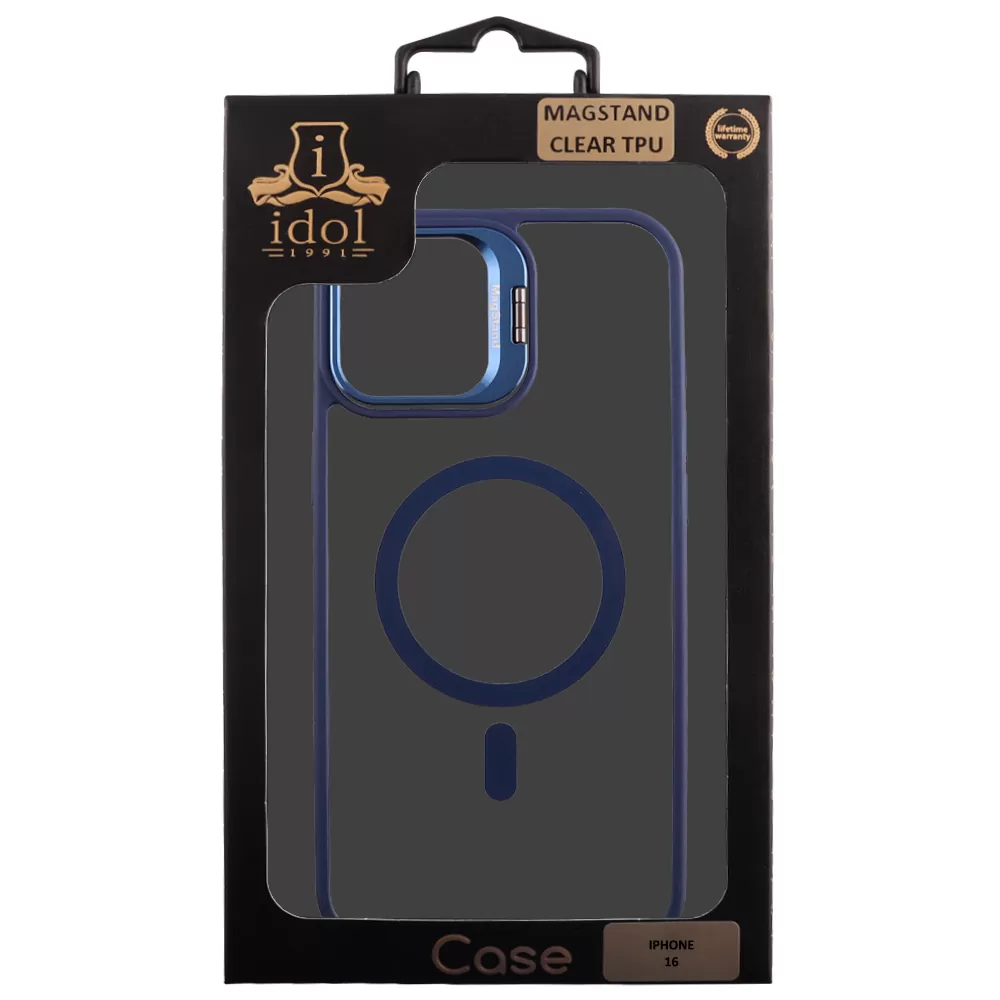 IDOL 1991 MAGSTAND CLEAR TPU ΘΗΚΗ IPHONE 16 6.1in HYPER MAGSAFE CAMERA GUARD BLUE - Image 2