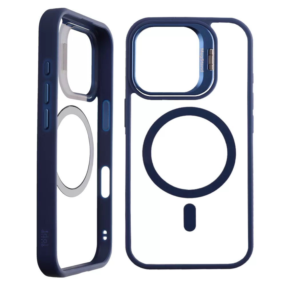 IDOL 1991 MAGSTAND CLEAR TPU ΘΗΚΗ IPHONE 16 PRO 6.3in HYPER MAGSAFE CAMERA GUARD BLUE - Image 6
