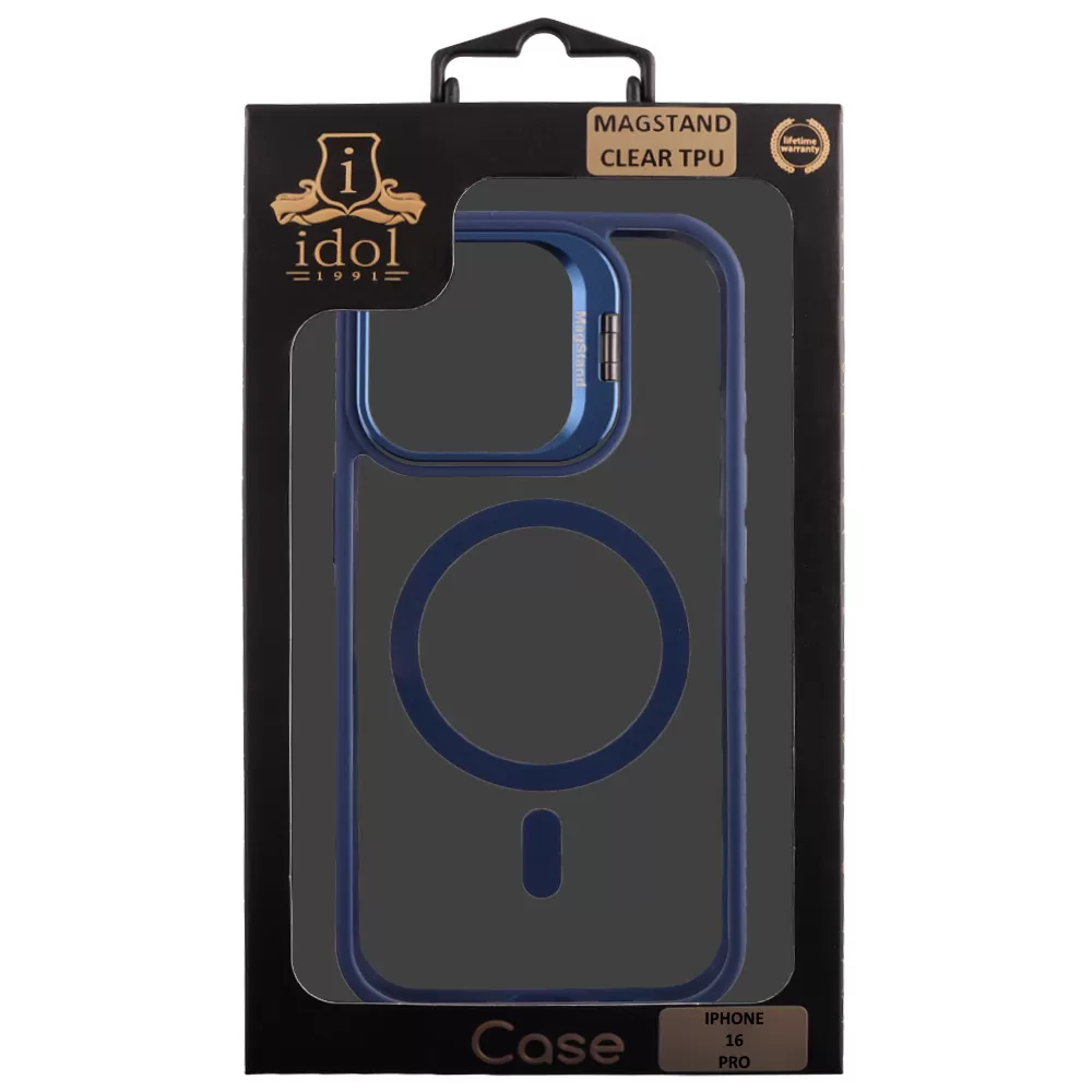IDOL 1991 MAGSTAND CLEAR TPU ΘΗΚΗ IPHONE 16 PRO 6.3in HYPER MAGSAFE CAMERA GUARD BLUE - Image 2