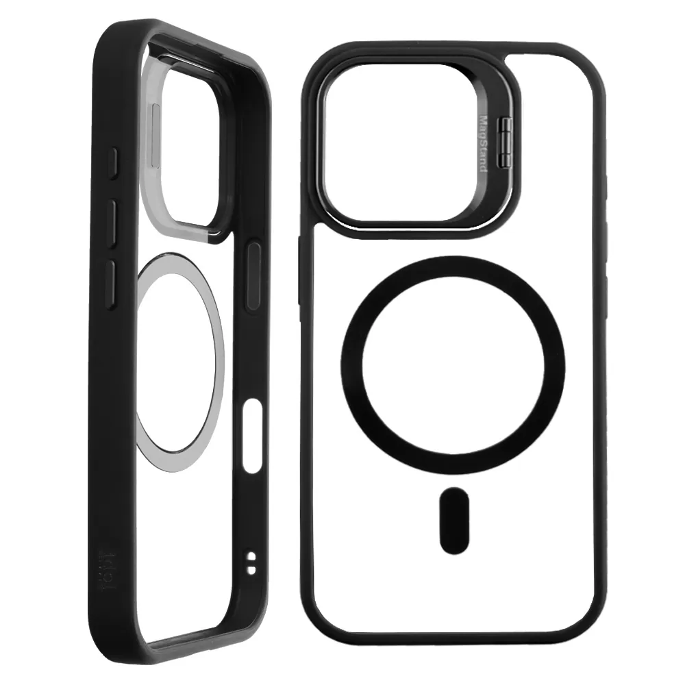 IDOL 1991 MAGSTAND CLEAR TPU ΘΗΚΗ IPHONE 16 PRO MAX 6.9in  HYPER MAGSAFE CAMERA GUARD BLACK - Image 6