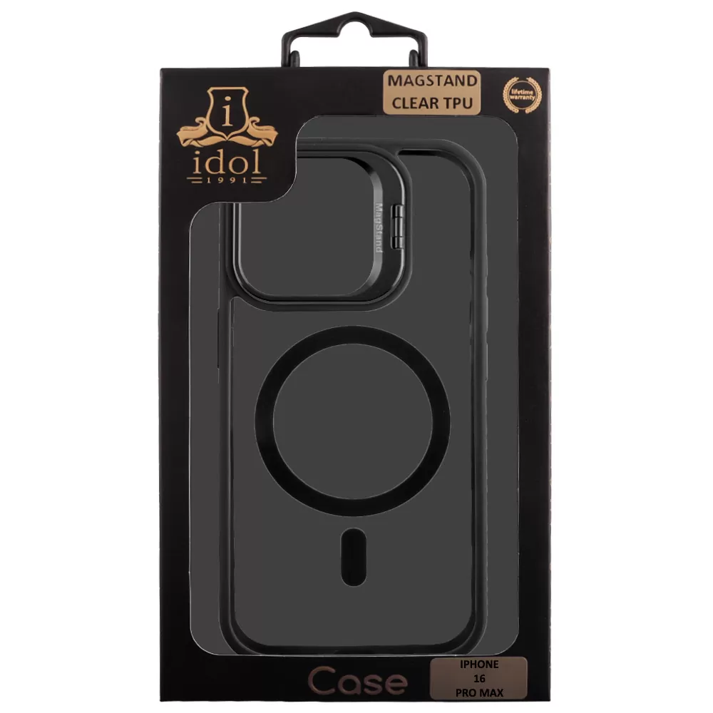 IDOL 1991 MAGSTAND CLEAR TPU ΘΗΚΗ IPHONE 16 PRO MAX 6.9in  HYPER MAGSAFE CAMERA GUARD BLACK - Image 2