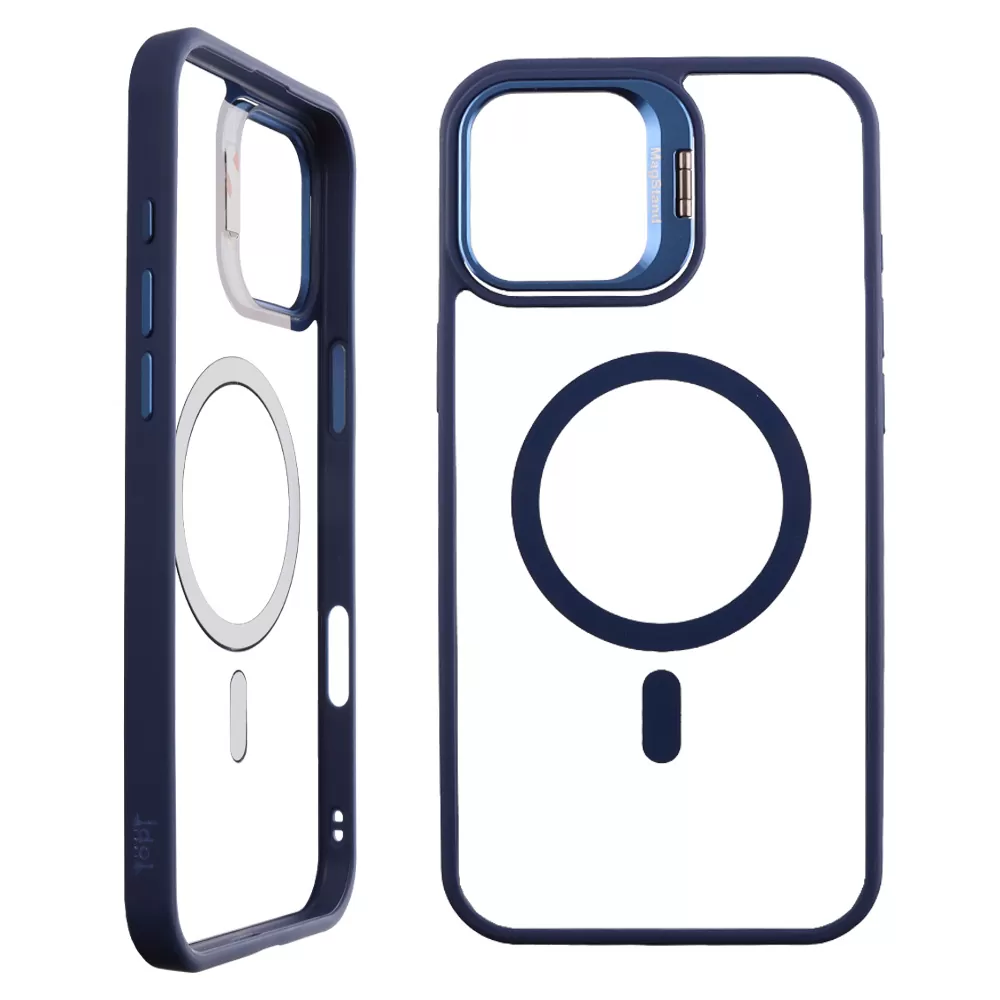 IDOL 1991 MAGSTAND CLEAR TPU ΘΗΚΗ IPHONE 16 PLUS 6.7in  HYPER MAGSAFE CAMERA GUARD BLUE - Image 6