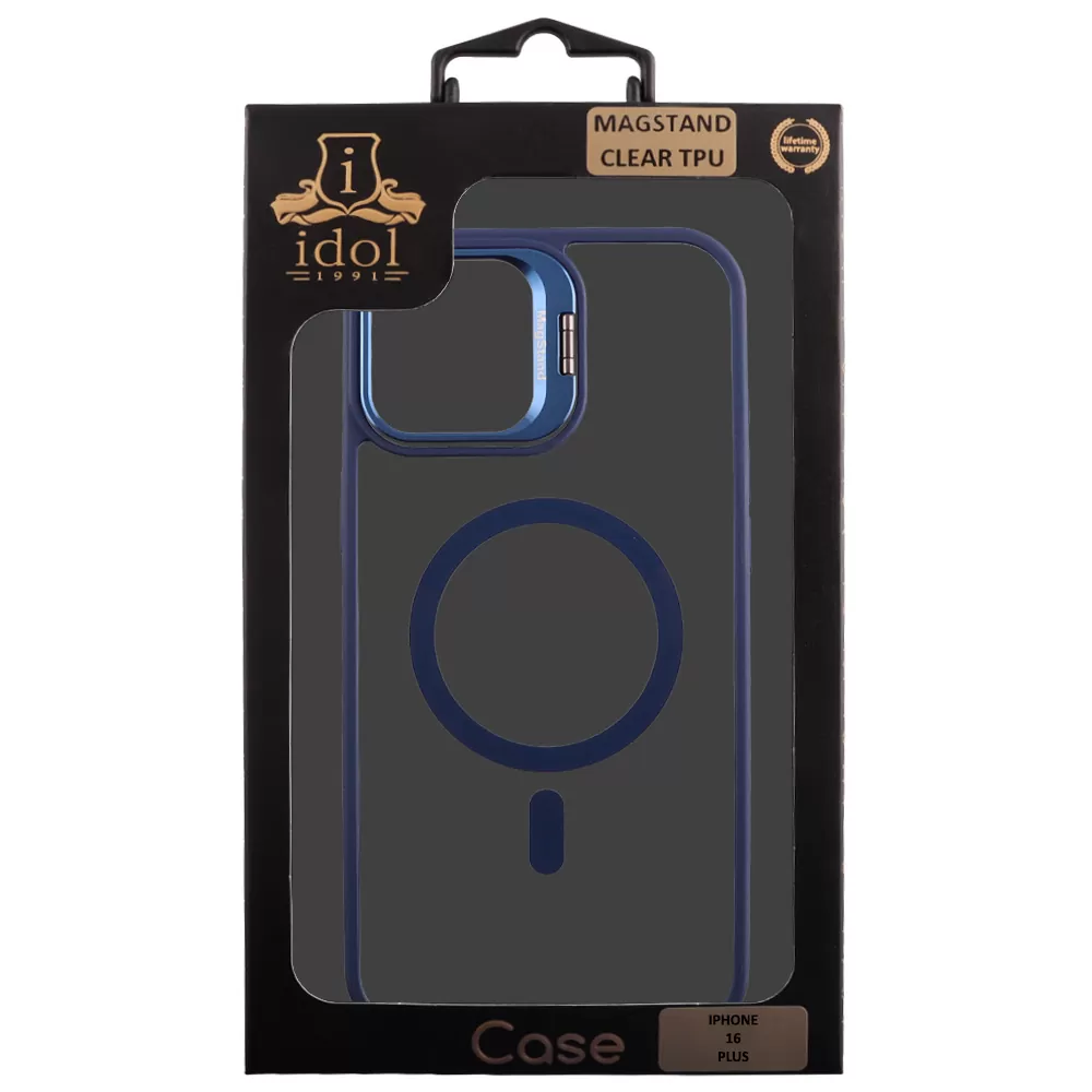 IDOL 1991 MAGSTAND CLEAR TPU ΘΗΚΗ IPHONE 16 PLUS 6.7in  HYPER MAGSAFE CAMERA GUARD BLUE - Image 2