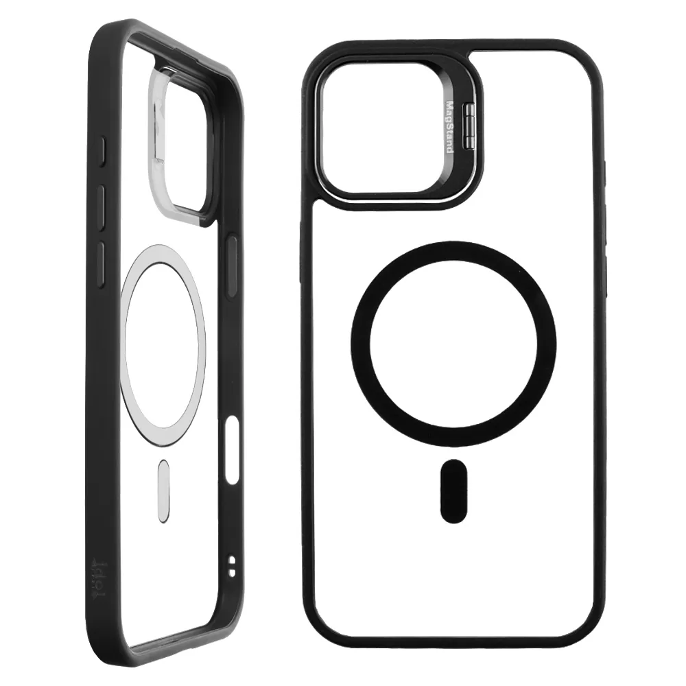 IDOL 1991 MAGSTAND CLEAR TPU ΘΗΚΗ IPHONE 16 PLUS 6.7in  HYPER MAGSAFE CAMERA GUARD BLACK - Image 6