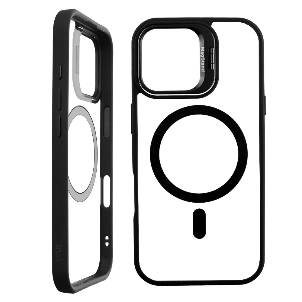 IDOL 1991 MAGSTAND CLEAR TPU ΘΗΚΗ IPHONE 17 6.3in  HYPER MAGSAFE CAMERA GUARD BLACK - Image 6