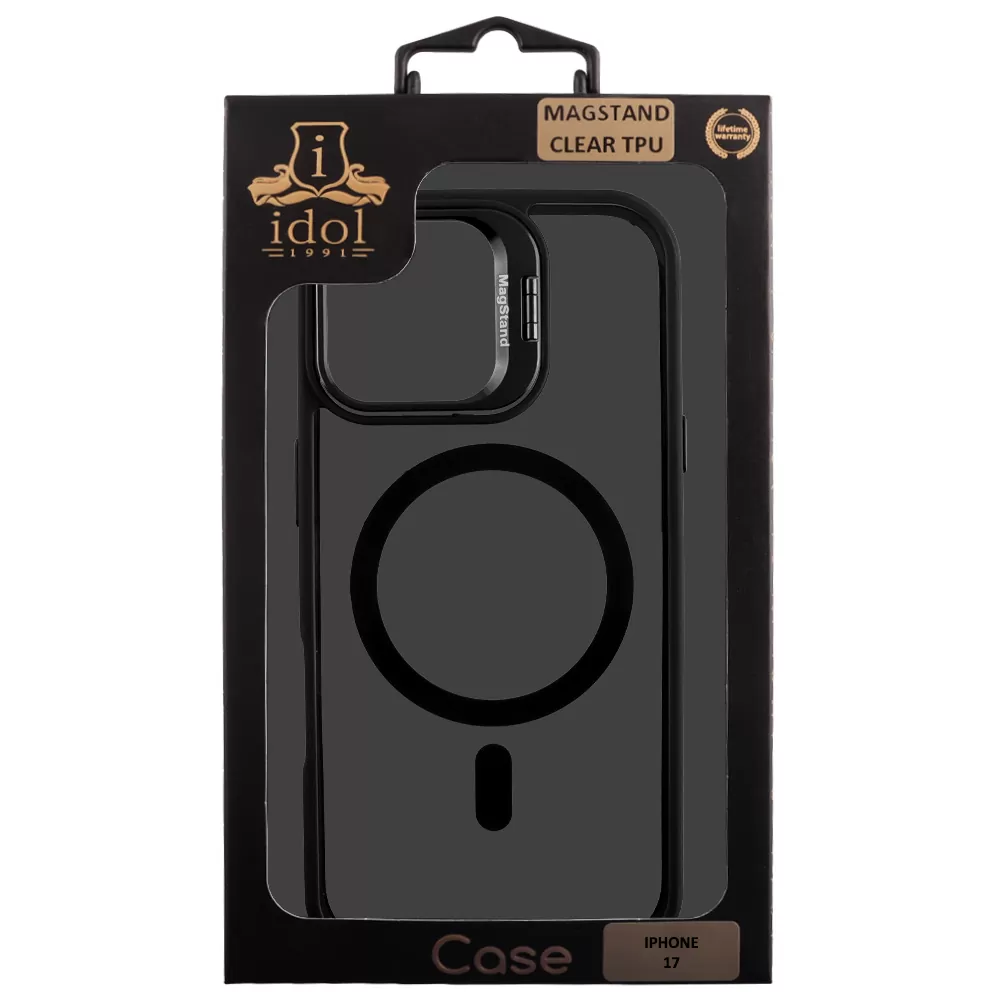 IDOL 1991 MAGSTAND CLEAR TPU ΘΗΚΗ IPHONE 17 6.3in  HYPER MAGSAFE CAMERA GUARD BLACK - Image 2