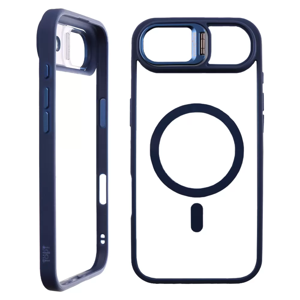 IDOL 1991 MAGSTAND CLEAR TPU ΘΗΚΗ IPHONE 17 AIR 6.5in  HYPER MAGSAFE CAMERA GUARD BLUE - Image 6