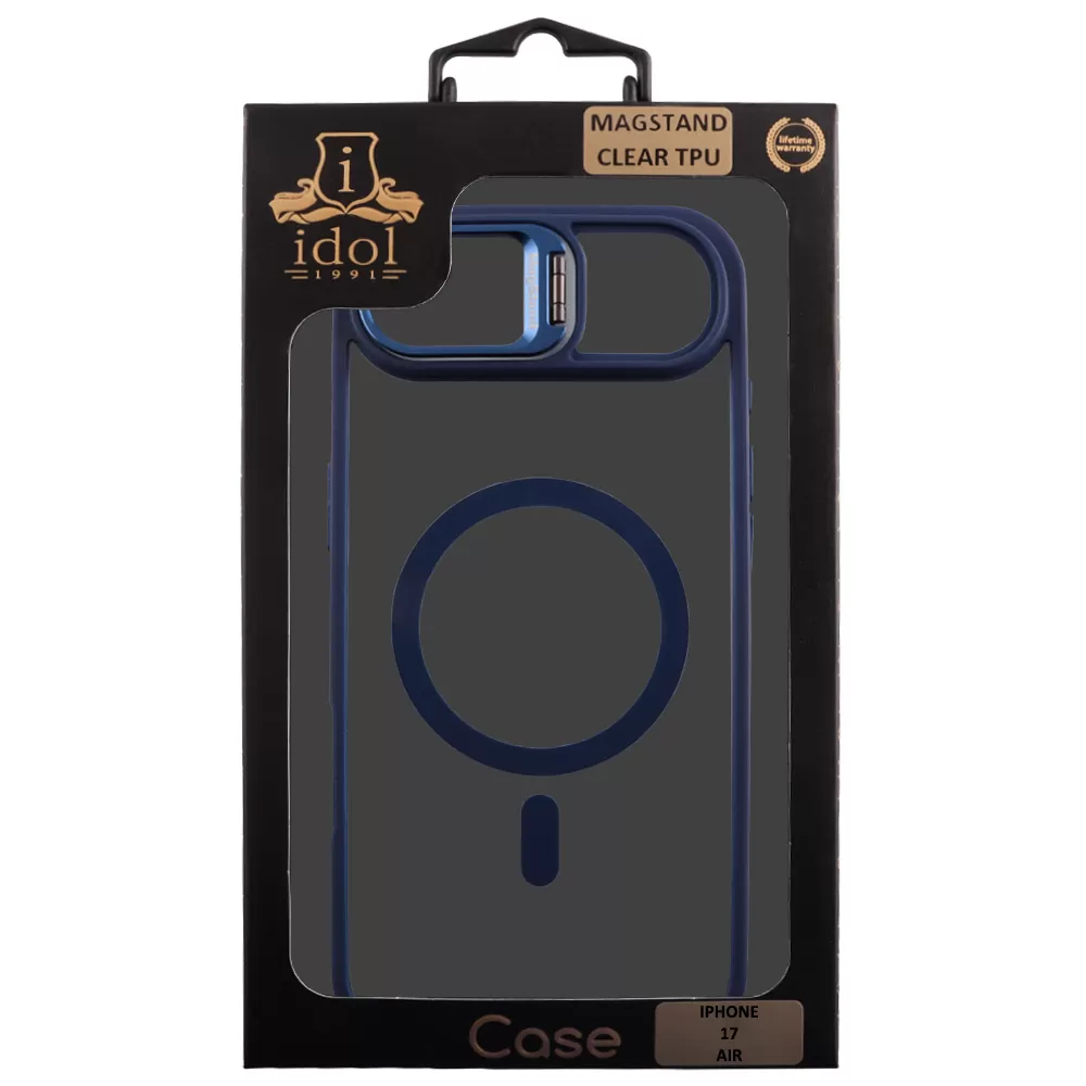 IDOL 1991 MAGSTAND CLEAR TPU ΘΗΚΗ IPHONE 17 AIR 6.5in  HYPER MAGSAFE CAMERA GUARD BLUE - Image 2