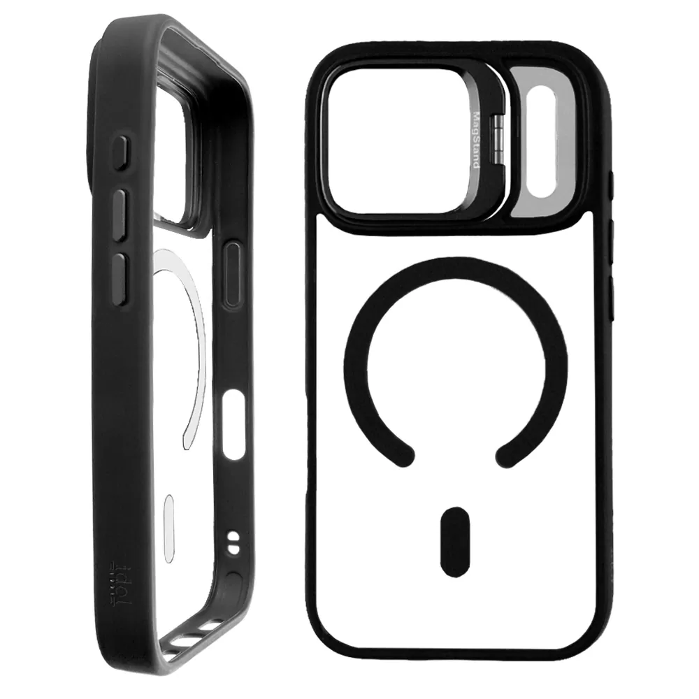 IDOL 1991 MAGSTAND CLEAR TPU ΘΗΚΗ IPHONE 17 PRO 6.3in HYPER MAGSAFE CAMERA GUARD BLACK - Image 6