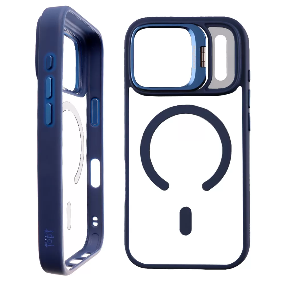 IDOL 1991 MAGSTAND CLEAR TPU ΘΗΚΗ IPHONE 17 PRO 6.3in HYPER MAGSAFE CAMERA GUARD BLUE - Image 6