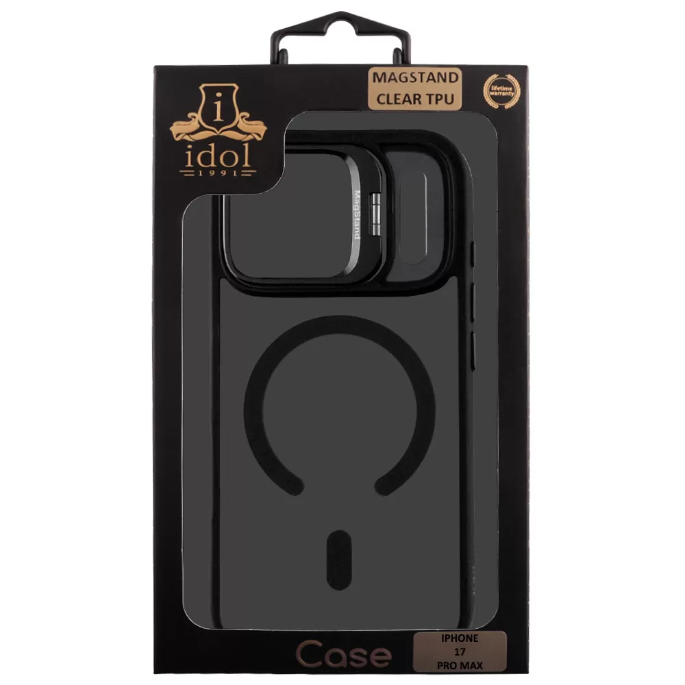 IDOL 1991 MAGSTAND CLEAR TPU ΘΗΚΗ IPHONE 17 PRO MAX 6.9in HYPER MAGSAFE CAMERA GUARD BLACK - Image 2