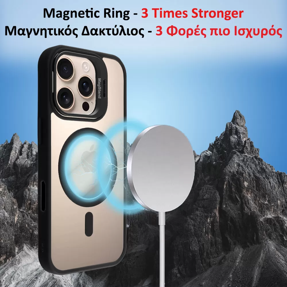 IDOL 1991 MAGSTAND CLEAR TPU ΘΗΚΗ IPHONE 17 PRO MAX 6.9in  HYPER MAGSAFE CAMERA GUARD BLUE - Image 4
