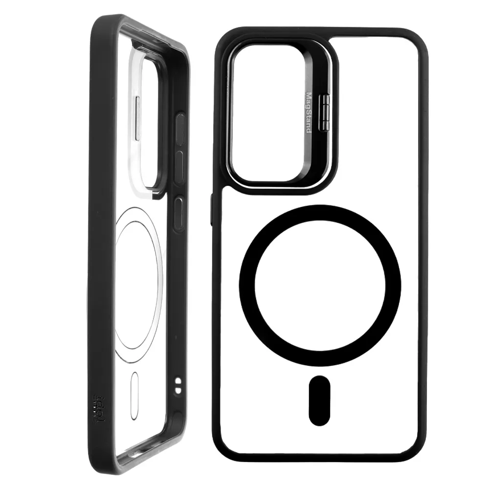 IDOL 1991 MAGSTAND CLEAR TPU ΘΗΚΗ SAMSUNG S25 5G S931 6.2in  HYPER MAGSAFE CAMERA GUARD BLACK - Image 6