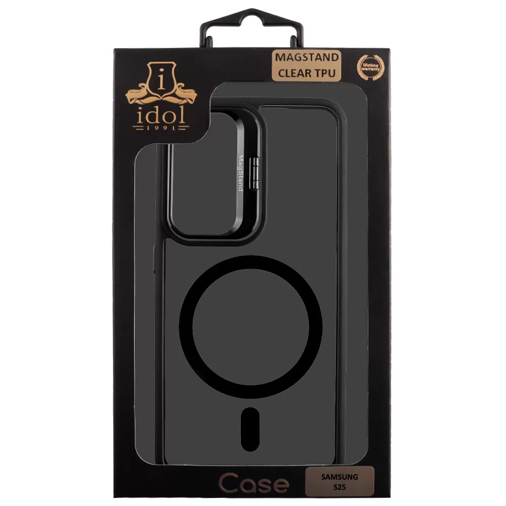IDOL 1991 MAGSTAND CLEAR TPU ΘΗΚΗ SAMSUNG S25 5G S931 6.2in  HYPER MAGSAFE CAMERA GUARD BLACK - Image 2