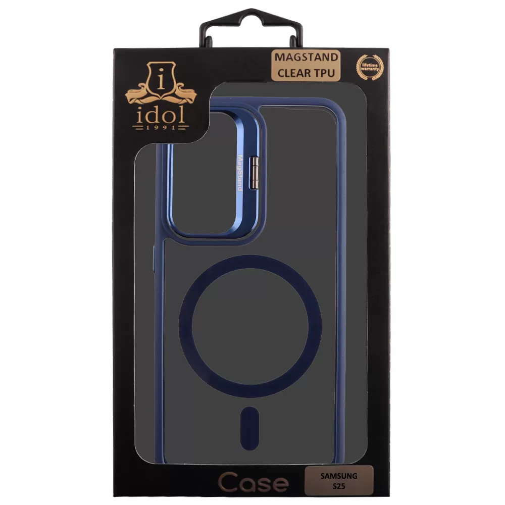 IDOL 1991 MAGSTAND CLEAR TPU ΘΗΚΗ SAMSUNG S25 5G S931 6.2in HYPER MAGSAFE CAMERA GUARD BLUE - Image 2