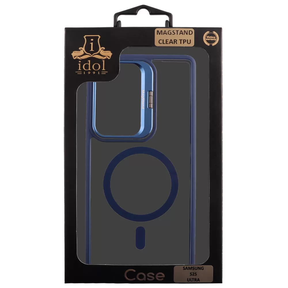 IDOL 1991 MAGSTAND CLEAR TPU ΘΗΚΗ SAMSUNG S25 ULTRA 5G S938 6.9in HYPER MAGSAFE CAMERA GUARD BLUE - Image 2