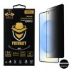 IDOL 1991 PRIVACY ANTISPY TEMPERED GLASS SAMSUNG S26 5G 6.3in 9H 0.25mm 3D SEMI CURVED EDGE GLUE FINGER UNLOCK BLACK
