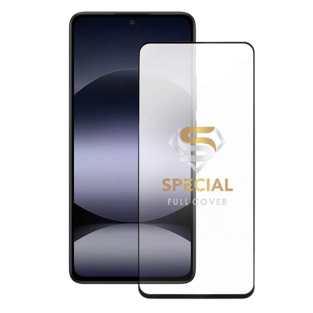 IDOL 1991 SPECIAL TEMPERED GLASS XIAOMI REDMI NOTE 14 5G 6.67in 9H 0.25mm FULL COVER FINGER UNLOCK FULL GLUE BLACK