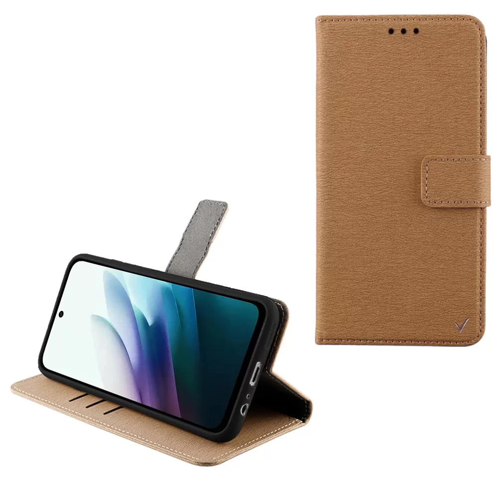 VOLTE-TEL ALLURE ΘΗΚΗ XIAOMI REDMI 15 4G GLOBAL VERSION 6.9in MAGNET BOOK STAND CLIP GOLD