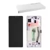 SAMSUNG S10 LITE G770 ΟΘΟΝΗ AMOLED PLUS + TOUCH SCREEN + LENS + FRAME GH82-21672B WHITE ORIGINAL SERVICE PACK