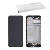SAMSUNG M21 M215/ M30s M307 ΟΘΟΝΗ AMOLED +TOUCH SCREEN + LENS + FRAME GH82-21266A BLACK ORIGINAL SERVICE PACK