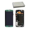 SAMSUNG S6 EDGE G925F ΟΘΟΝΗ AMOLED +TOUCH SCREEN+LENS+ FRAME GH97-17162E GREEN ORIGINAL SERVICE PACK