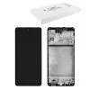SAMSUNG M51 M515 ΟΘΟΝΗ AMOLED PLUS + TOUCH SCREEN + LENS + FRAME GH82-23568A BLACK ORIGINAL SERVICE PACK