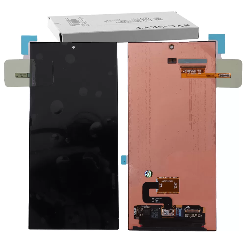 SAMSUNG S24 ULTRA 5G S928 ΟΘΟΝΗ LTPO AMOLED 2X + TOUCH SCREEN + LENS GH82-33385A BLACK ORIGINAL SERVICE PACK
