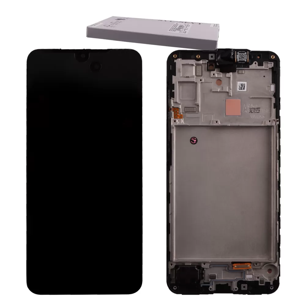 SAMSUNG A17 5G A176 ΟΘΟΝΗ AMOLED + TOUCH SCREEN + FRAME GH82-38045A BLACK ORIGINAL SERVICE PACK