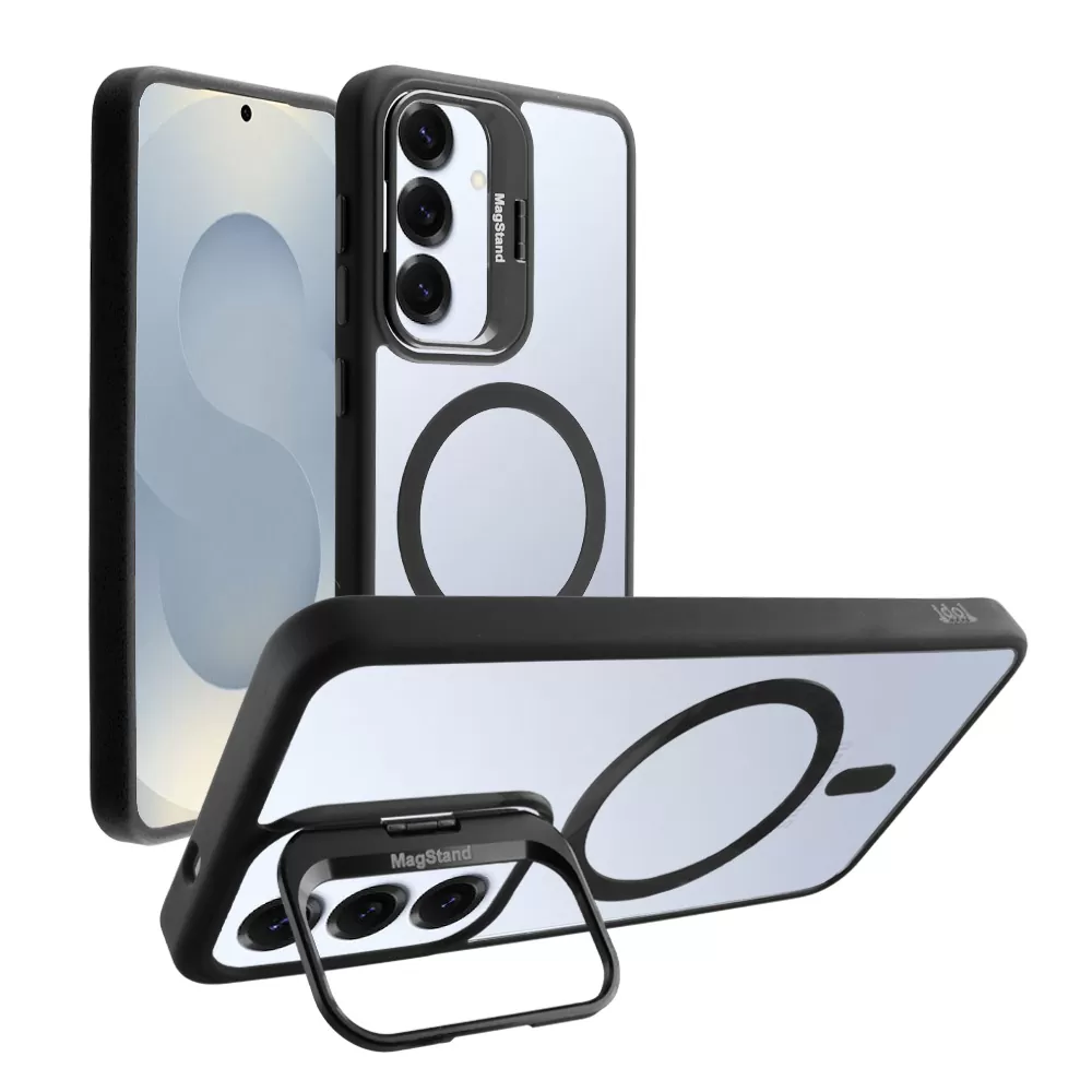 IDOL 1991 MAGSTAND CLEAR TPU ΘΗΚΗ SAMSUNG S25 5G S931 6.2in  HYPER MAGSAFE CAMERA GUARD BLACK