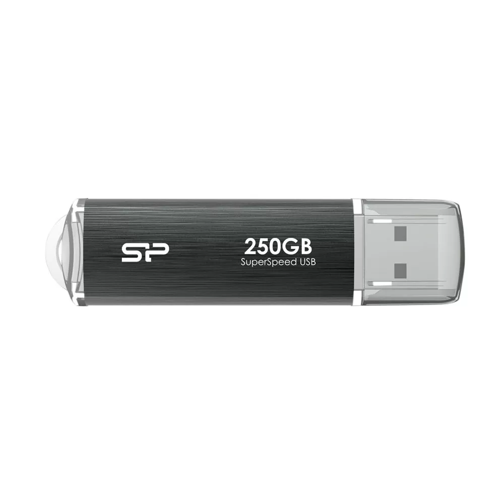 SILICON POWER USB FLASH DRIVE 250GB USB 3.2 MARVEL M80 SP250GBUF3M80V1G GRAY-R/W 1000/700 Mb/s