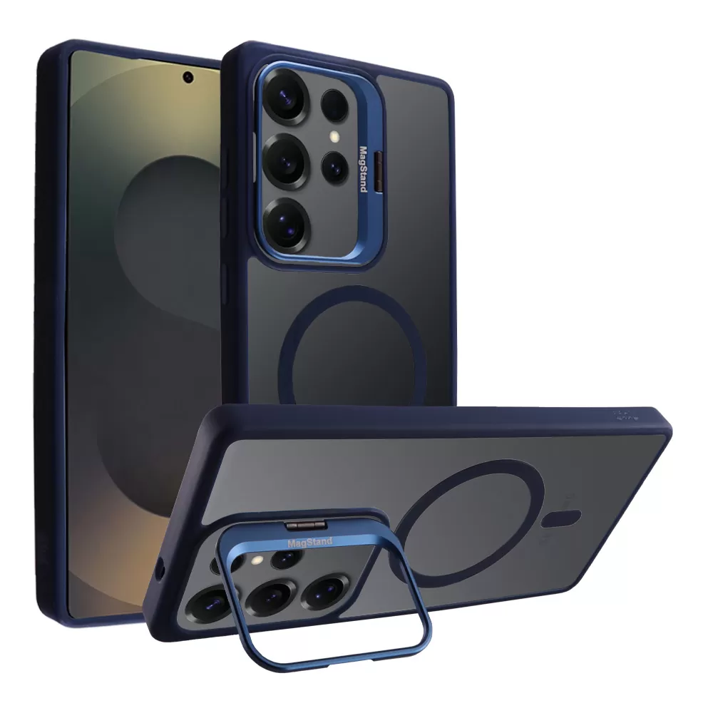 IDOL 1991 MAGSTAND CLEAR TPU ΘΗΚΗ SAMSUNG S25 ULTRA 5G S938 6.9in HYPER MAGSAFE CAMERA GUARD BLUE