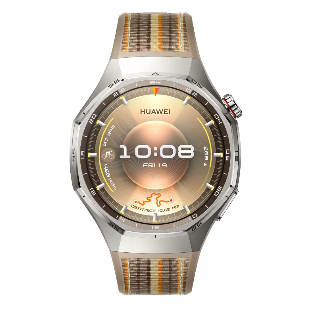 SMART WATCH HUAWEI GT 6 PRO 46MM 1.47in 55020FTS ΑΔΙΑΒΡΟΧΟ (BROWN WOVEN STRAP) GR