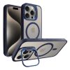 IDOL 1991 MAGSTAND CLEAR TPU ΘΗΚΗ IPHONE 15 PRO 6.1in  HYPER MAGSAFE CAMERA GUARD BLUE